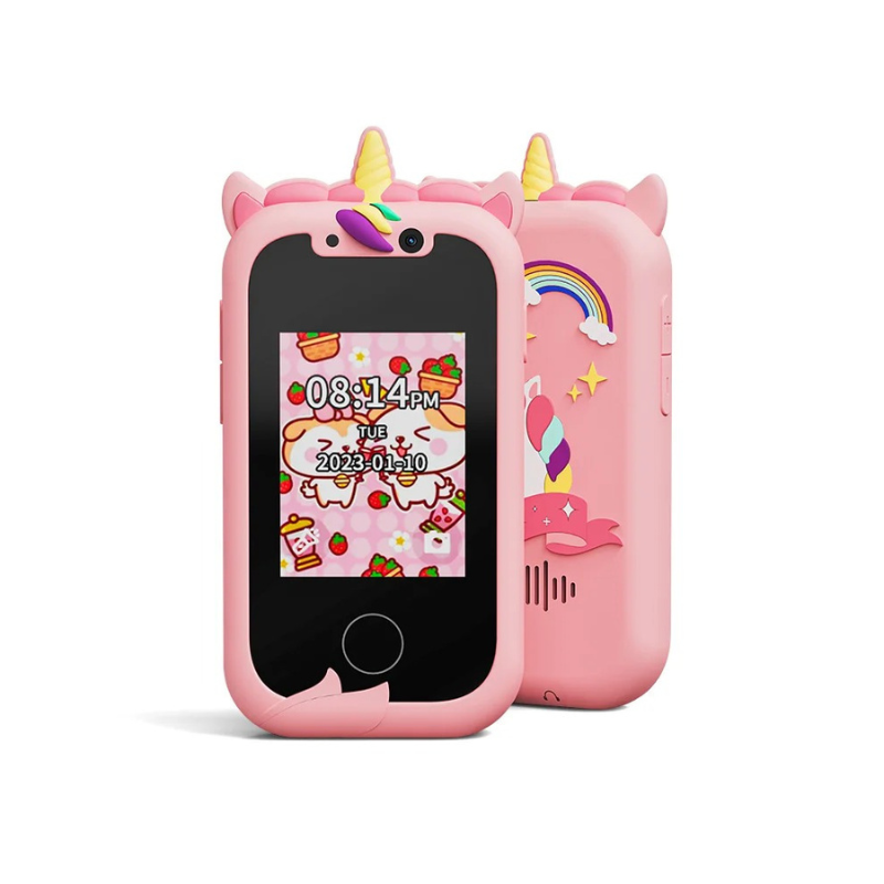 Interaktywny Telefon dla Dzieci – PlayPhone-Różowy-Trend Polska