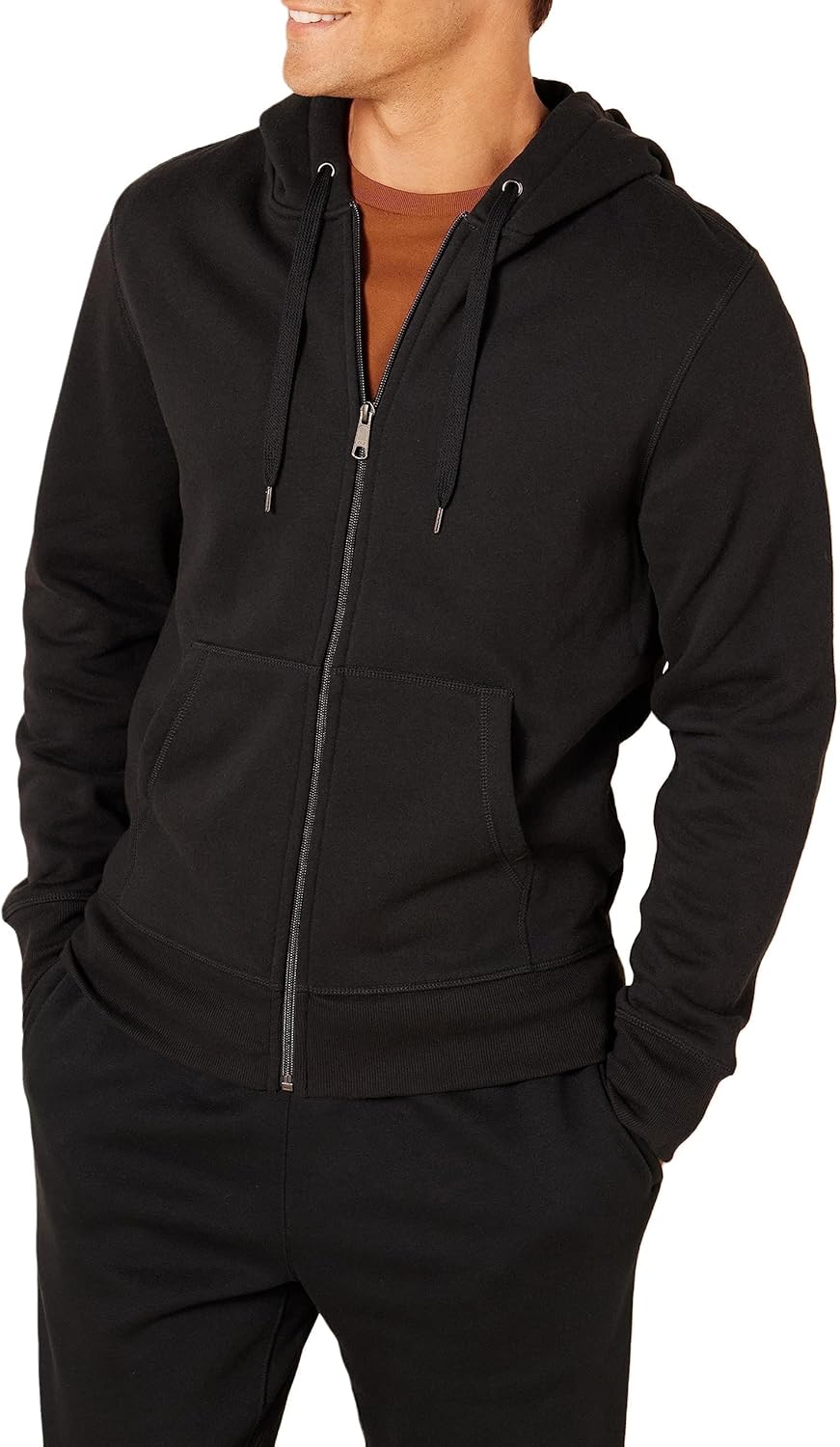 Kamizelka Fleece dla mężczyzn - Jake-Czarny-S-Trend Polska