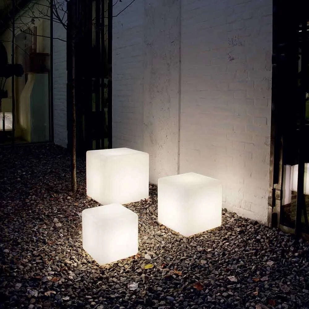 Kubus Lampa ogrodowa - LumaCube-10 cm-Trend Polska