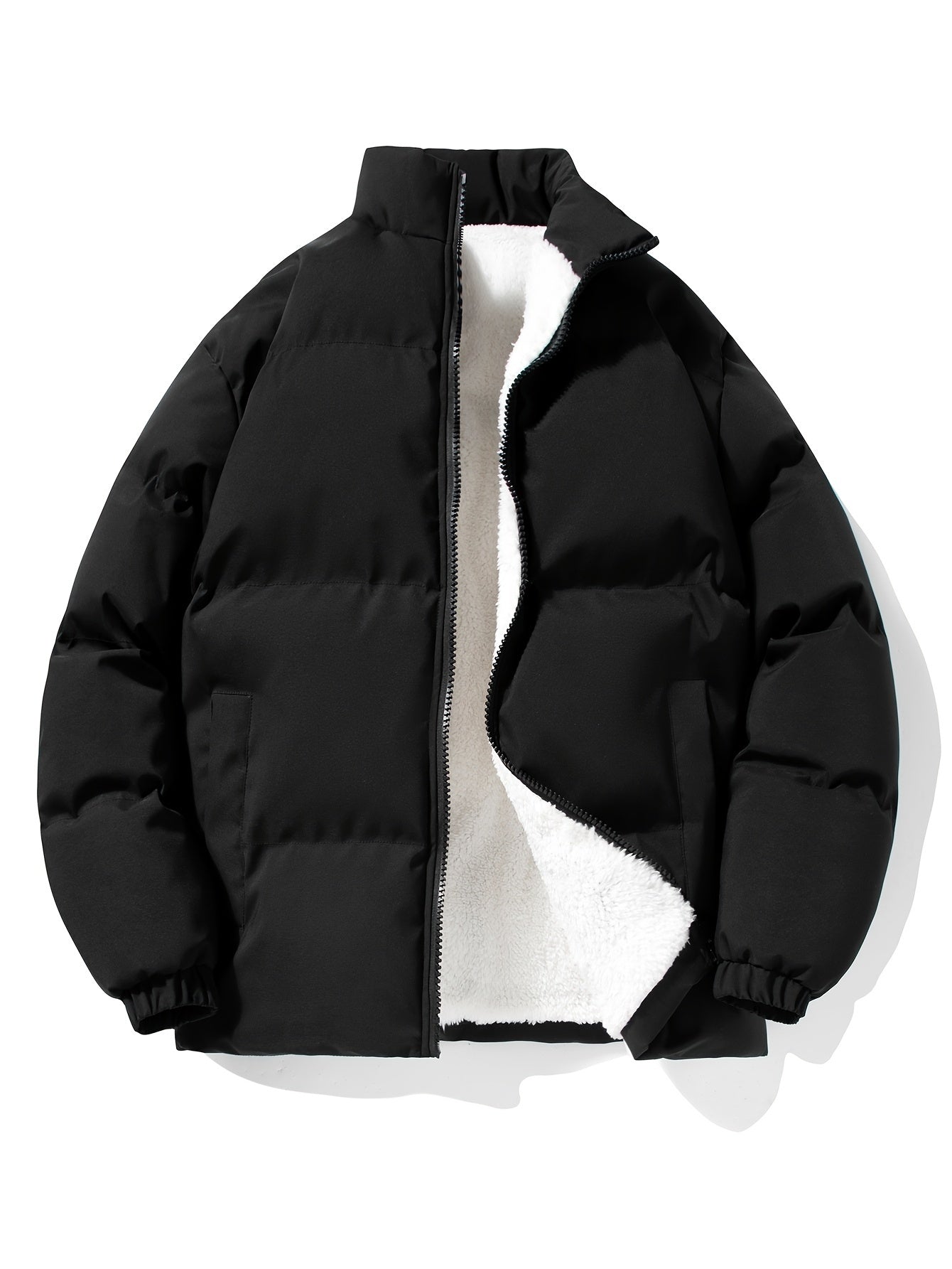 Kurtka termiczna z ociepleniem fleece dla mężczyzn - Derek-Czarny-XS-Trend Polska