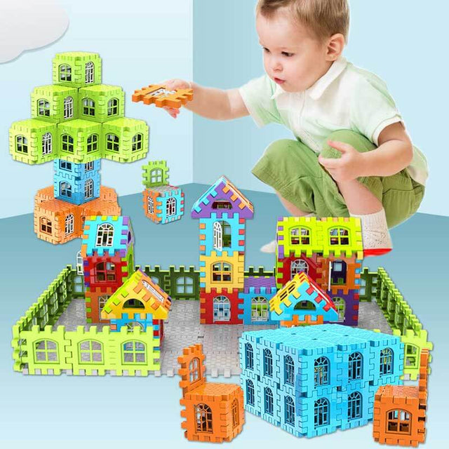 Puzzlowe klocki – Blockaroo-60 sztuk-Trend Polska