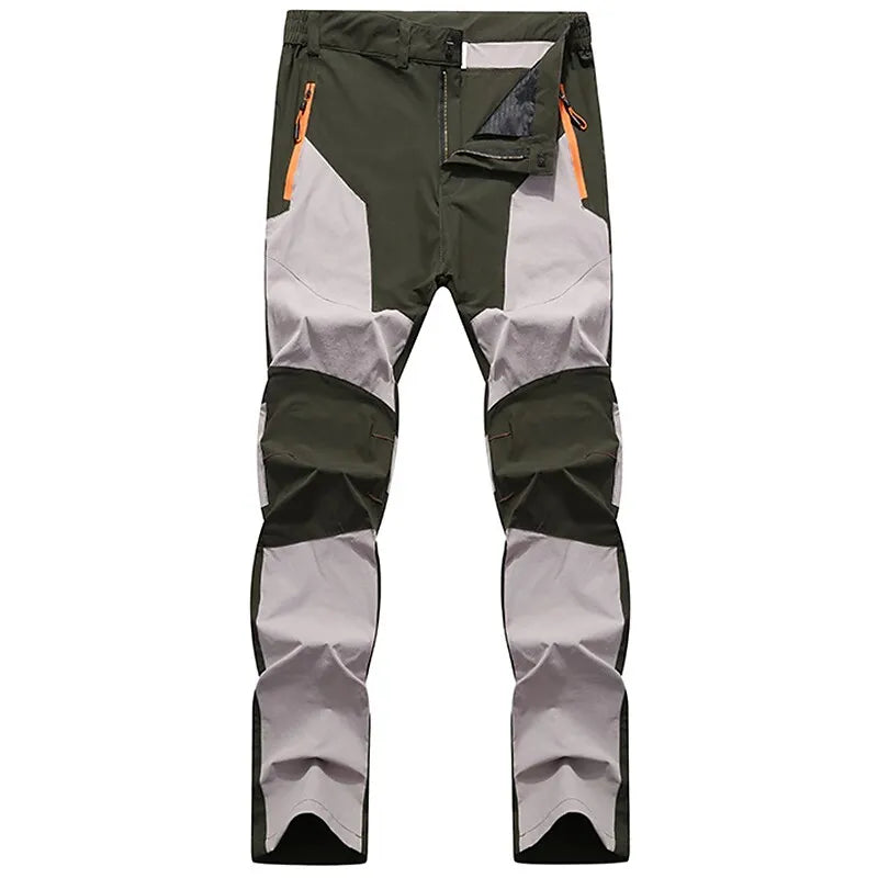 Taktyczne wodoodporne spodnie outdoorowe dla mężczyzn - Monaro-Zielony kaki-XS-Trend Polska