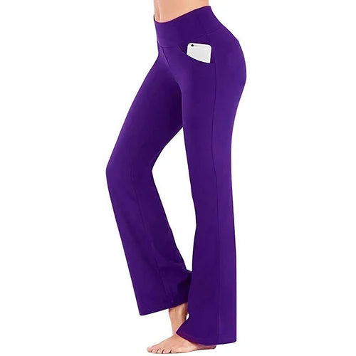 Damskie legginsy do jogi z wysokim stanem – Selina