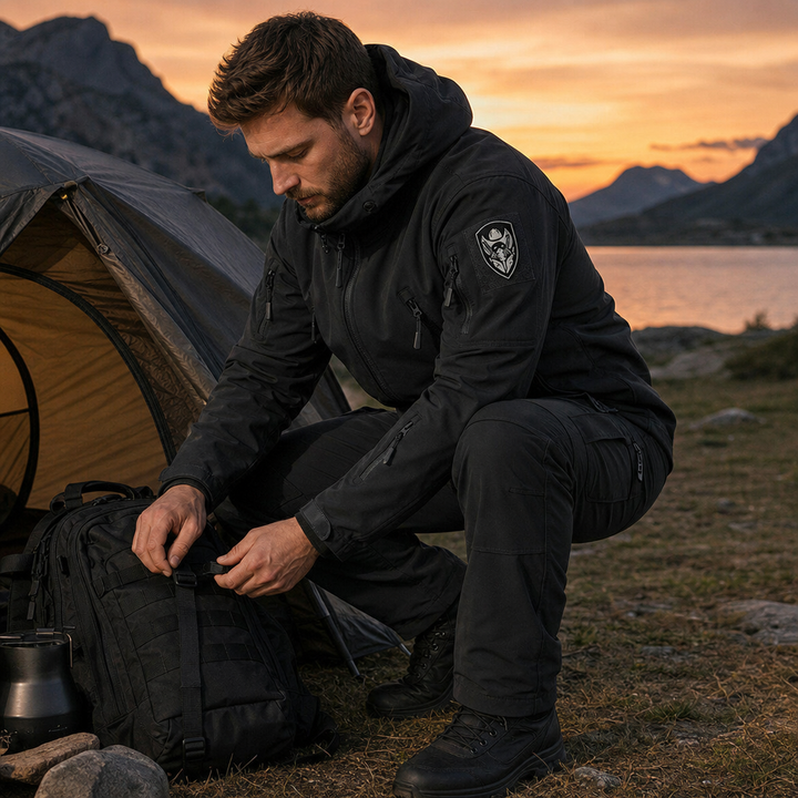 Męski Komplet Trekkingowy Wodoodporny – Konrad