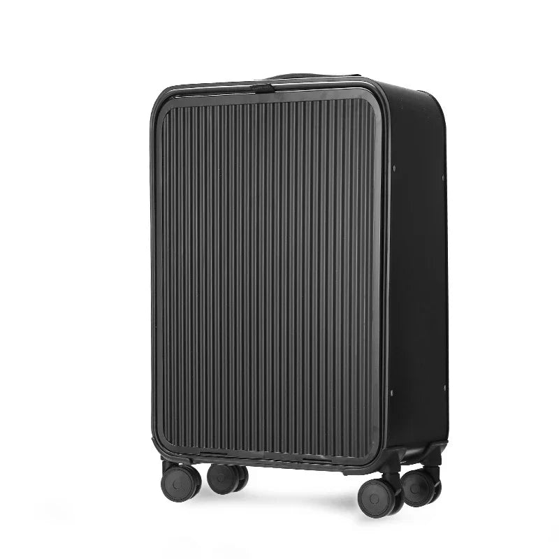 100% Aluminiumowy twardy walizka – Valparaíso-Czarny-S (47 L)-Trend Polska