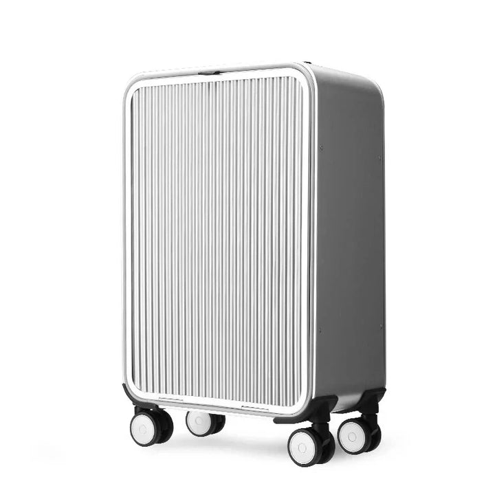 100% Aluminiumowy twardy walizka – Valparaíso-Srebro-XS (34 L)-Trend Polska