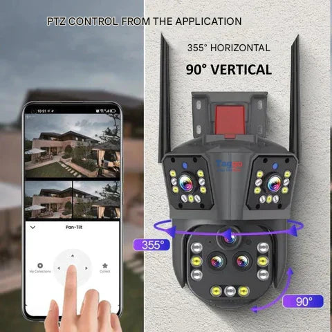 10K Kamera WiFi z zabezpieczeniem, 20MP, 20x Zoom – DualGuard Ultra 10K-Trend Polska