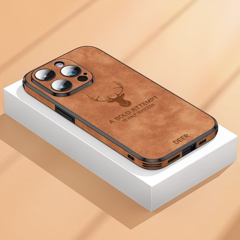 Luksusowy skórzany pokrowiec na iPhone - Veltro