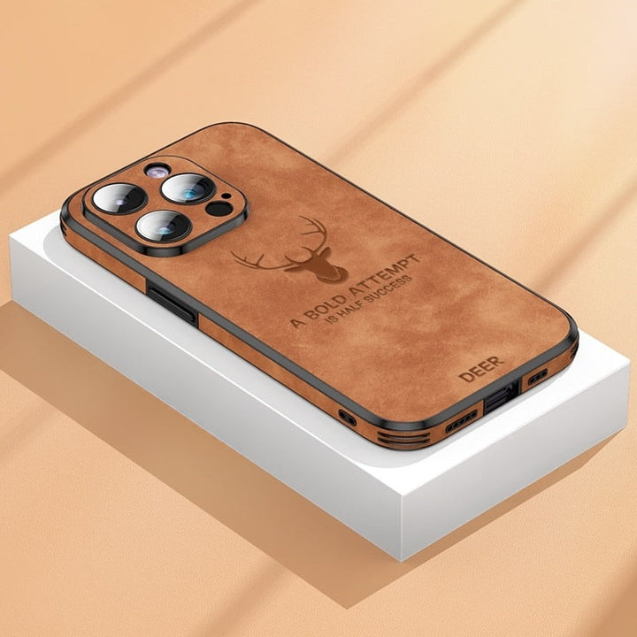 Luksusowy skórzany pokrowiec na iPhone - Veltro