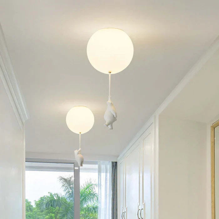 Lampa sufitowa dla dzieci z misiem i balonem - CloudBear
