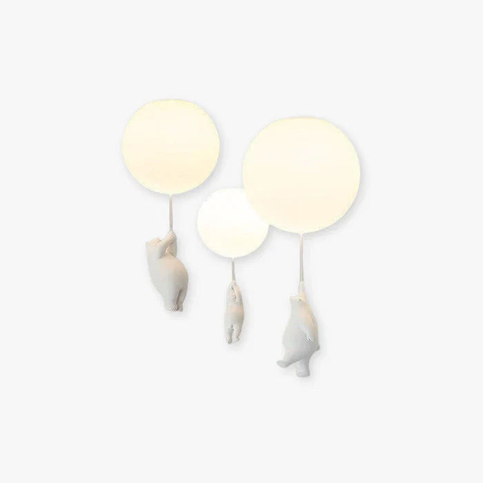 Lampa sufitowa dla dzieci z misiem i balonem - CloudBear