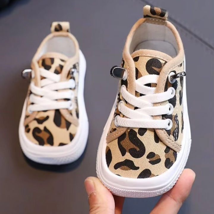 Sneakers dla dzieci z panterkowym wzorem – WildStep