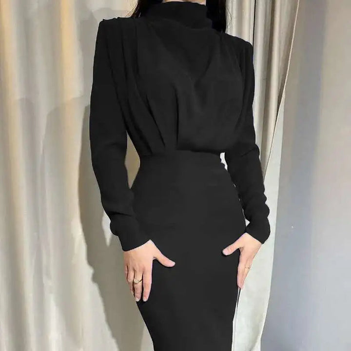 Sukienka Bodycon Midi z golfem – Valeria