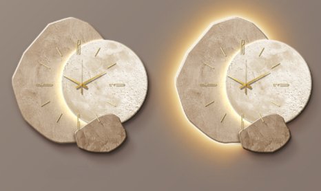 Minimalistyczny zegar ścienny w skandynawskim designie - NordiqTime