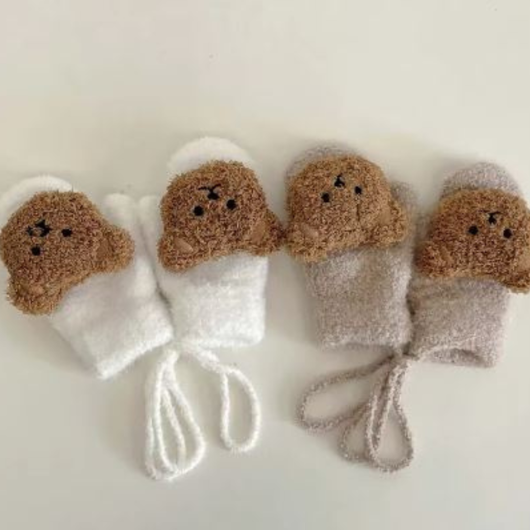 Rękawiczki dla dzieci z misiem – TinyBear Mittens