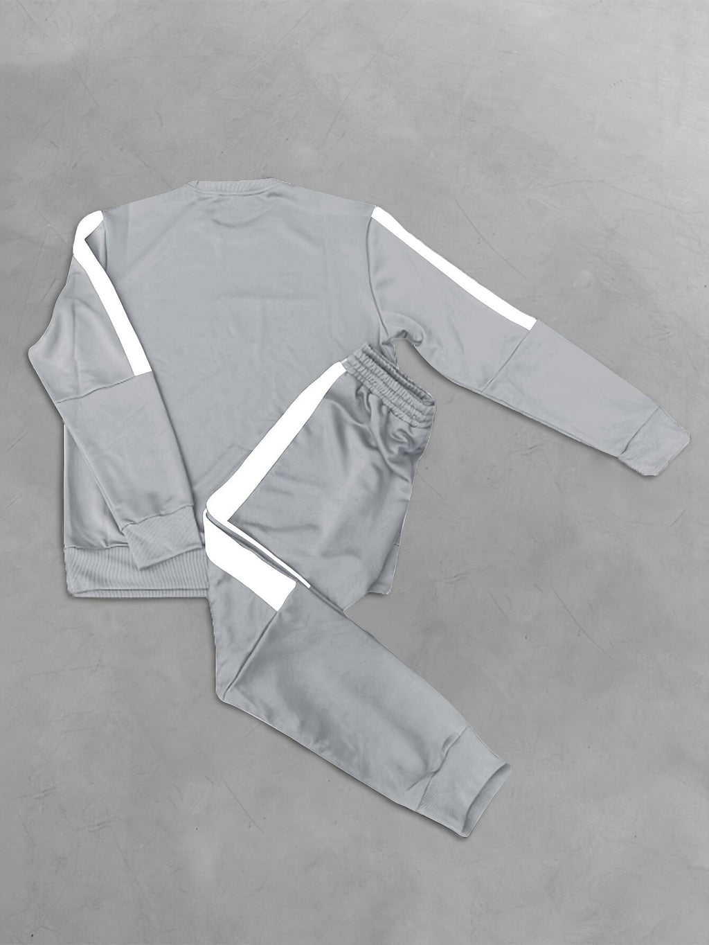 2-częściowy zestaw sportowy Color Block - Elias-Antracyt-S-Trend Polska