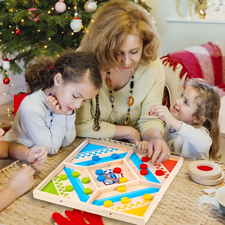 2-w-1 Edukacyjna Gra Planszowa - Double Fun Games-Trend Polska