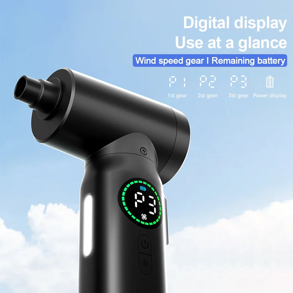 2 w 1 Przenośny Odkurzacz i DMuchawa z LED (7500mAh) - AirMaster-Styl 1-Trend Polska