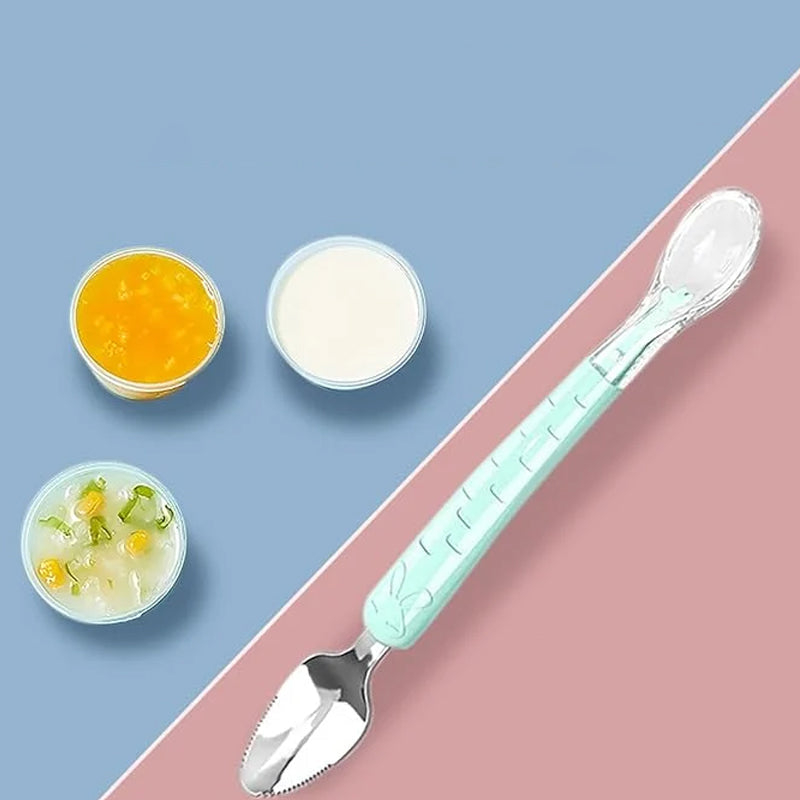 2-w-1 Silikonowa Łyżeczka dla Niemowląt – TinyTasties-Niebieski-Niebieski-Trend Polska