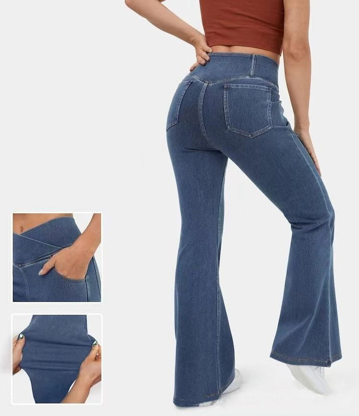 Nowoczesne damskie dżinsy stretch – Helena