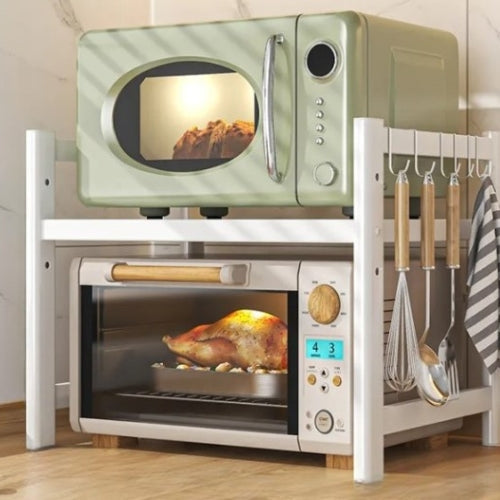 Półka na mikrofalówkę Organizator przypraw wielowarstwowy Odporny na rdzę – CookRack