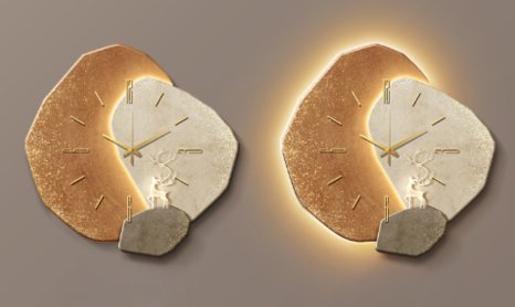 Minimalistyczny zegar ścienny w skandynawskim designie - NordiqTime
