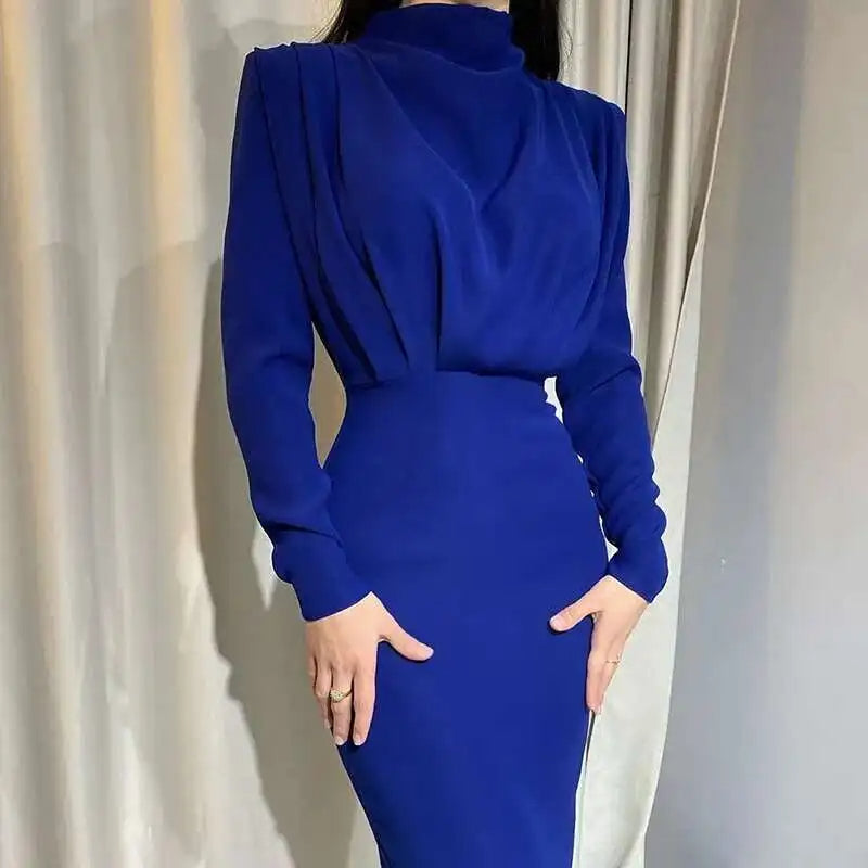 Sukienka Bodycon Midi z golfem – Valeria