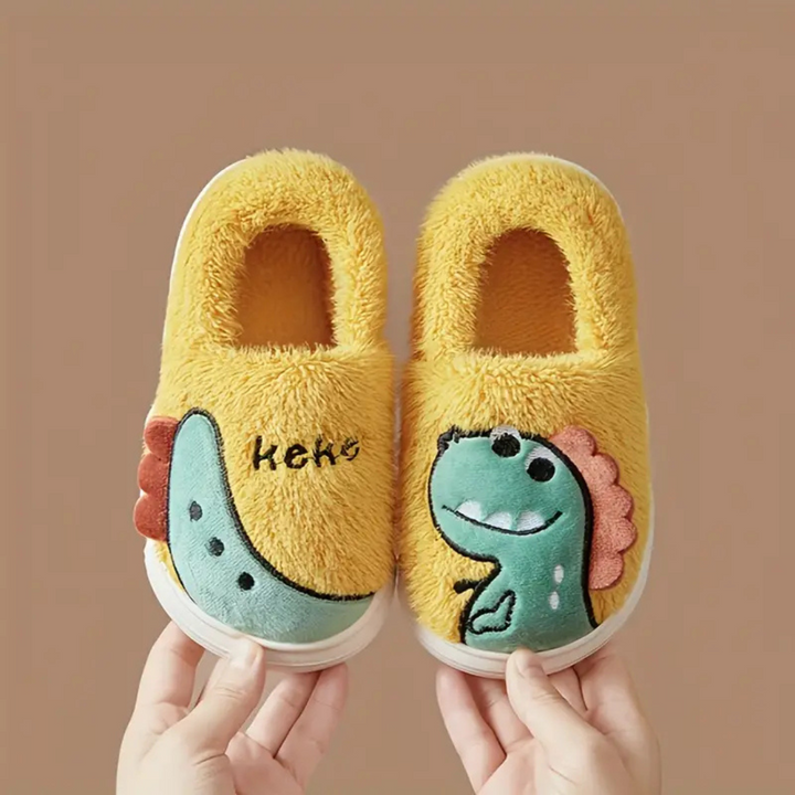Kapcie dziecięce z motywem dinozaura – DinoSteps