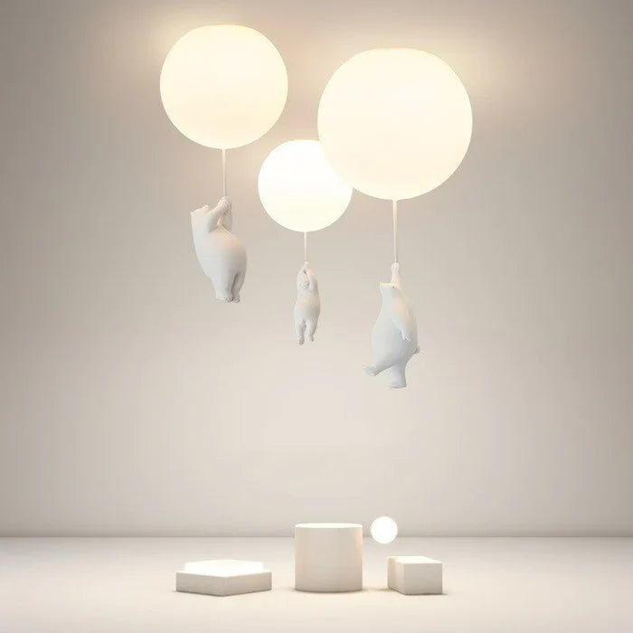 Lampa sufitowa dla dzieci z misiem i balonem - CloudBear