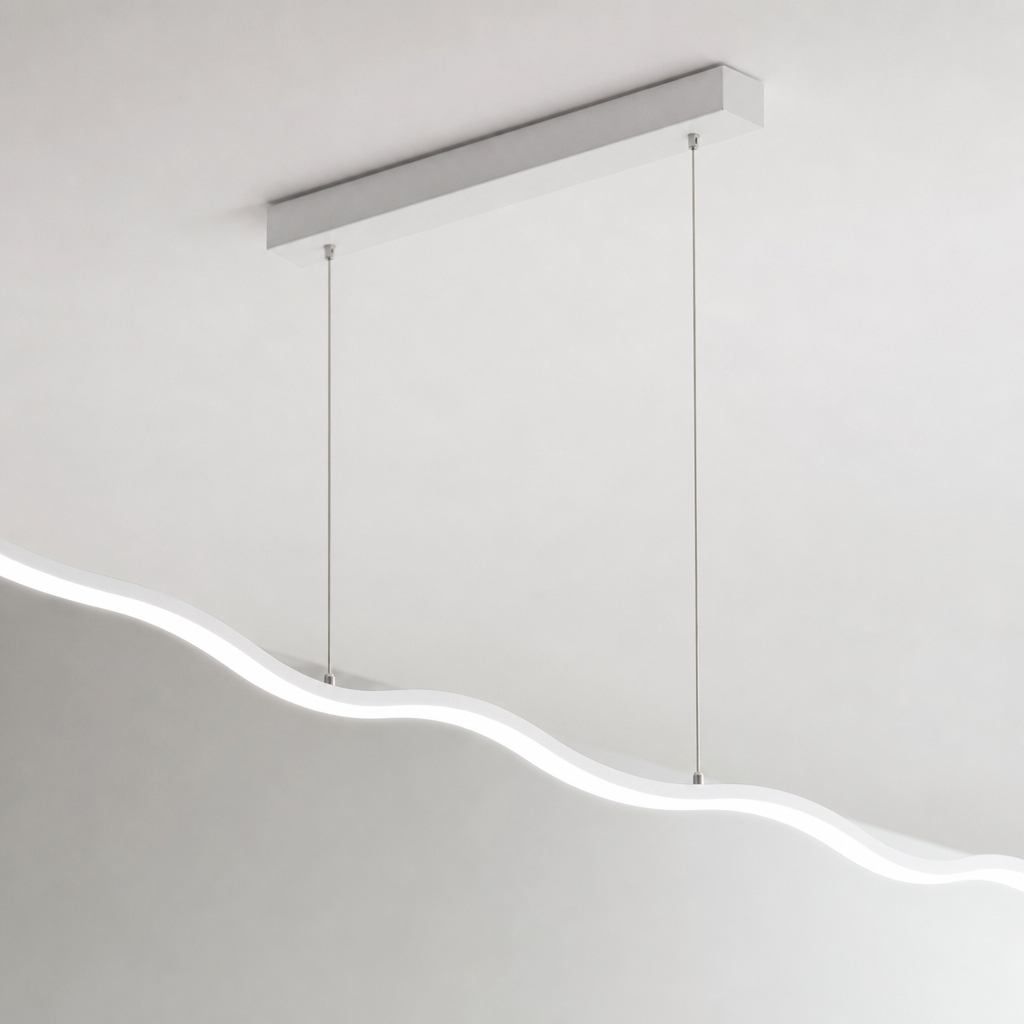 Designerska Lampa Sufitowa LED – Linia Fal – Curvalux
