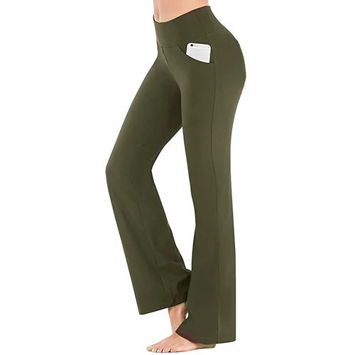 Damskie legginsy do jogi z wysokim stanem – Selina