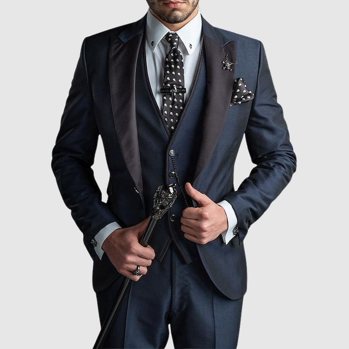3-Piece Slim Fit Formal Suit - Seth