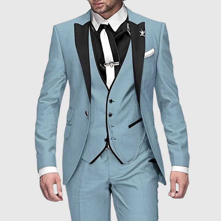 3-Piece Slim Fit Formal Suit - Seth