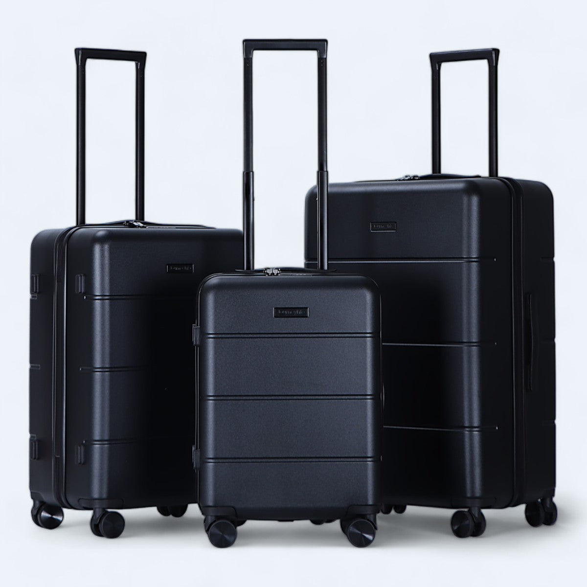 3-częściowy zestaw walizek twardych – Atlas Explorer-Czarny-S (38 L)-Trend Polska