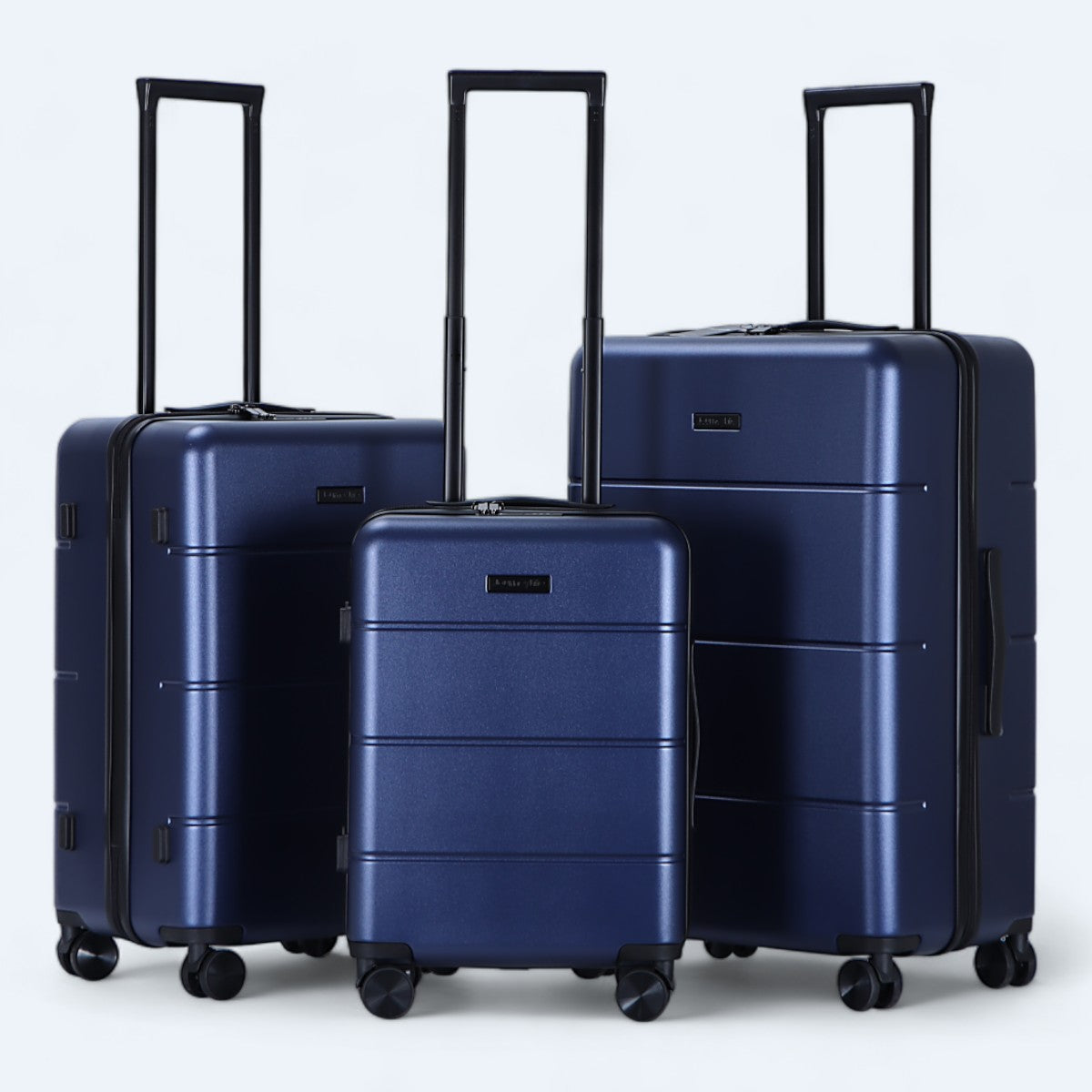 3-częściowy zestaw walizek twardych – Atlas Explorer-Niebieski-S (38 L)-Trend Polska