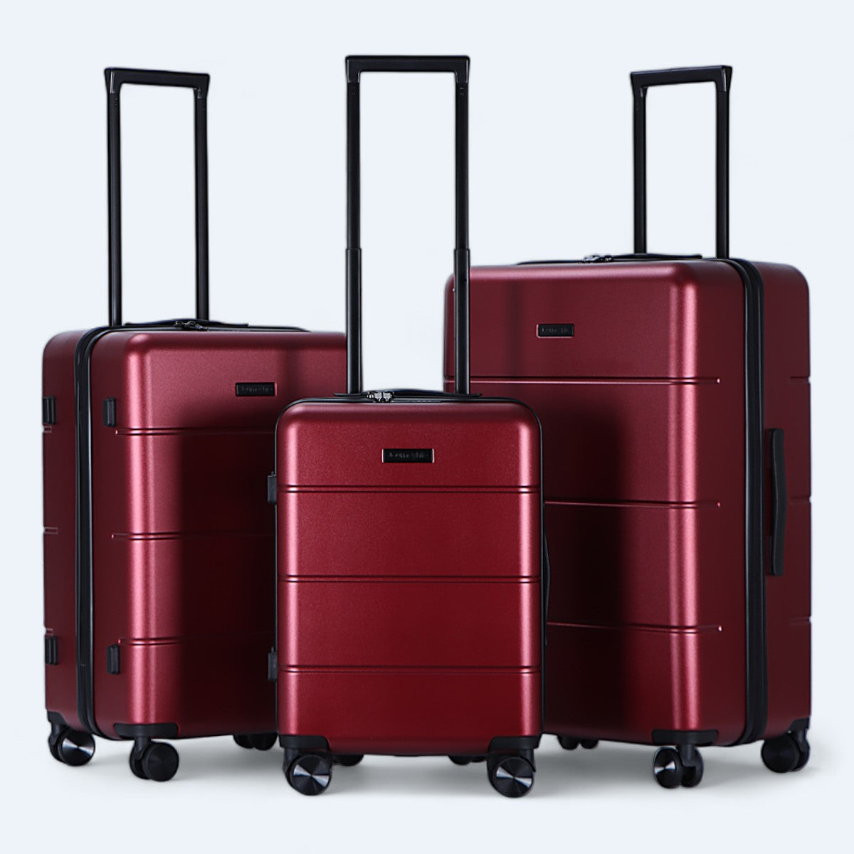 3-częściowy zestaw walizek twardych – Atlas Explorer-Rot-S (38 L)-Trend Polska