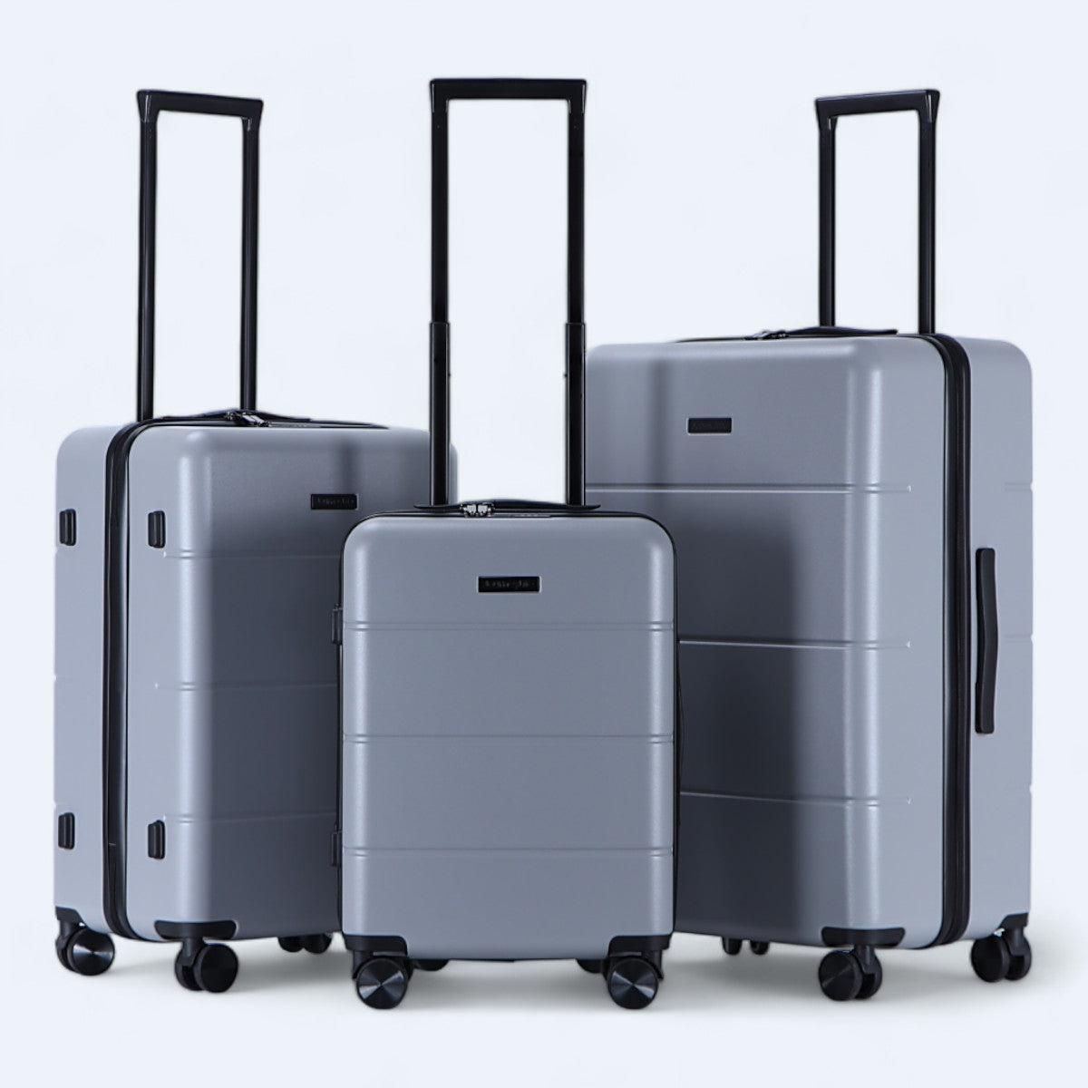 3-częściowy zestaw walizek twardych – Atlas Explorer-Szary-S (38 L)-Trend Polska