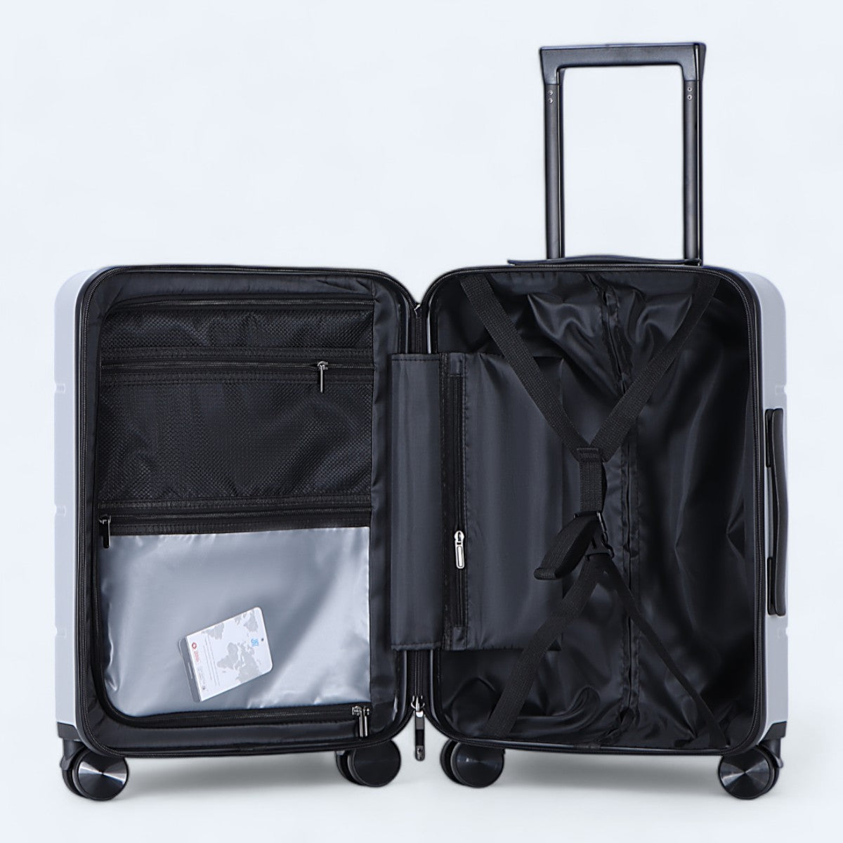 3-częściowy zestaw walizek twardych – Atlas Explorer-Czarny-S (38 L)-Trend Polska