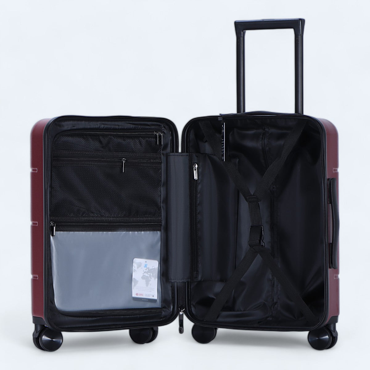 3-częściowy zestaw walizek twardych – Atlas Explorer-Czarny-S (38 L)-Trend Polska