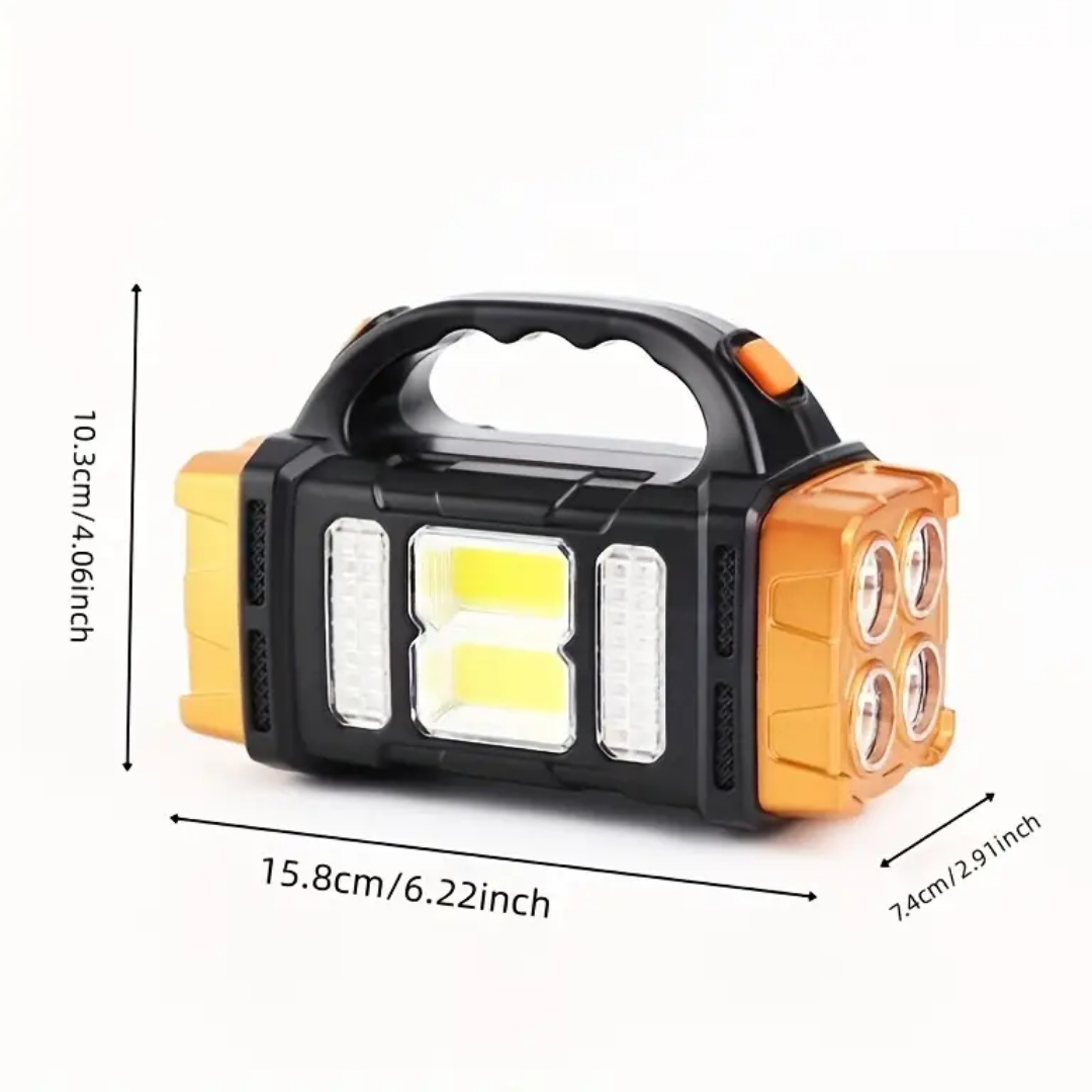 3-w-1 Latarka - SolarBeam-Żółty-Trend Polska