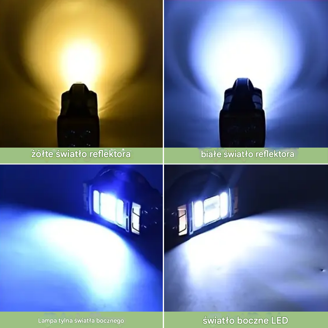 3-w-1 Latarka - SolarBeam-Żółty-Trend Polska