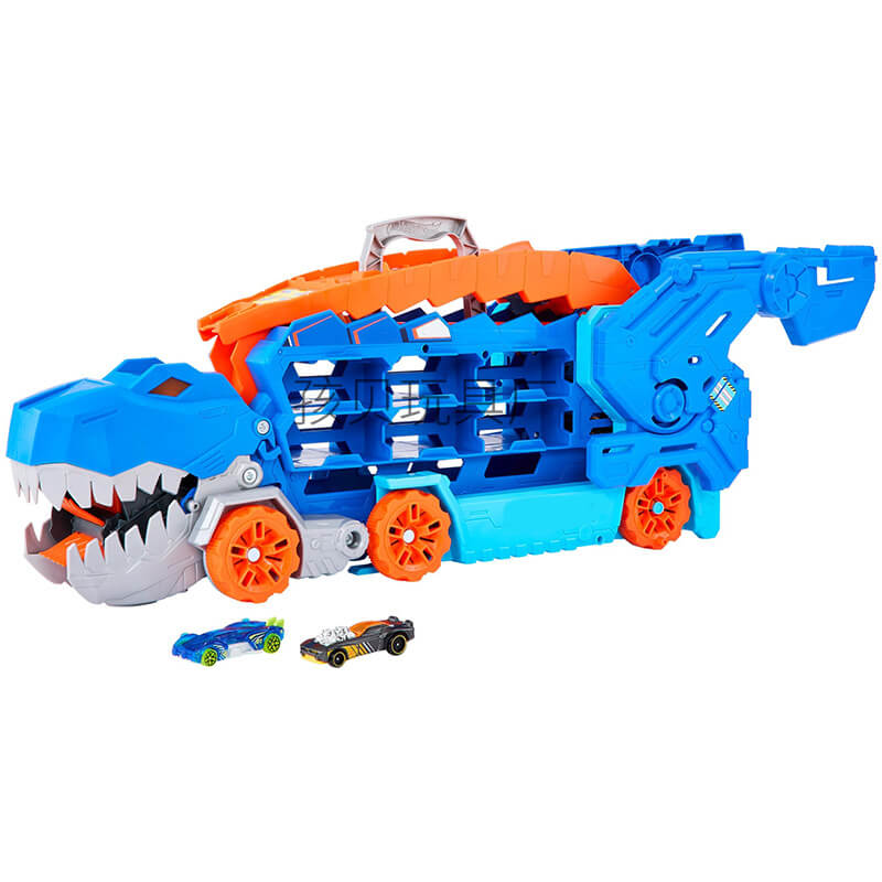 3-w-1 Wyścigowy Truck dla Dzieci - Transporter T-Rex-Z 4 samochodami-Trend Polska