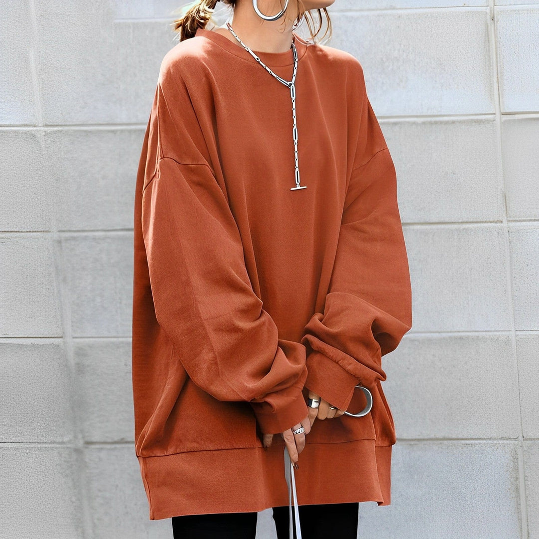 Damski oversize sweter z strukturą – Anneliesae