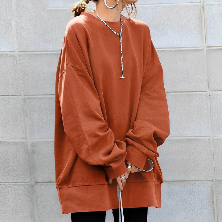 Damski oversize sweter z strukturą – Anneliesae