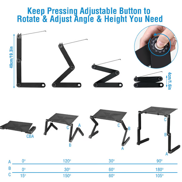 360° Ergonomiczny stojak na laptopa - FlexStand-Trend Polska