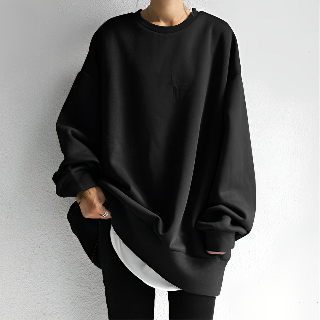 Damski oversize sweter z strukturą – Anneliesae