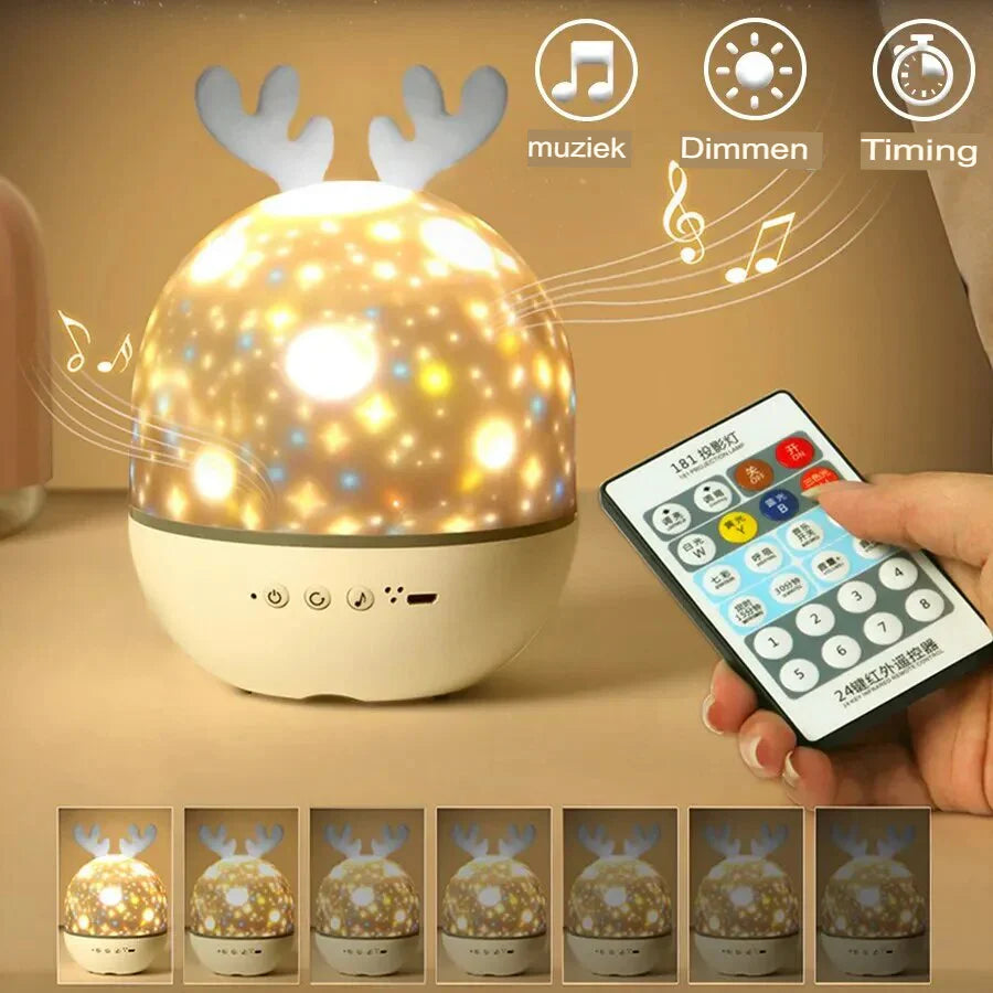 Unikalna Lampa nocna z wzorami dla dzieci - StarryDream