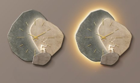 Minimalistyczny zegar ścienny w skandynawskim designie - NordiqTime