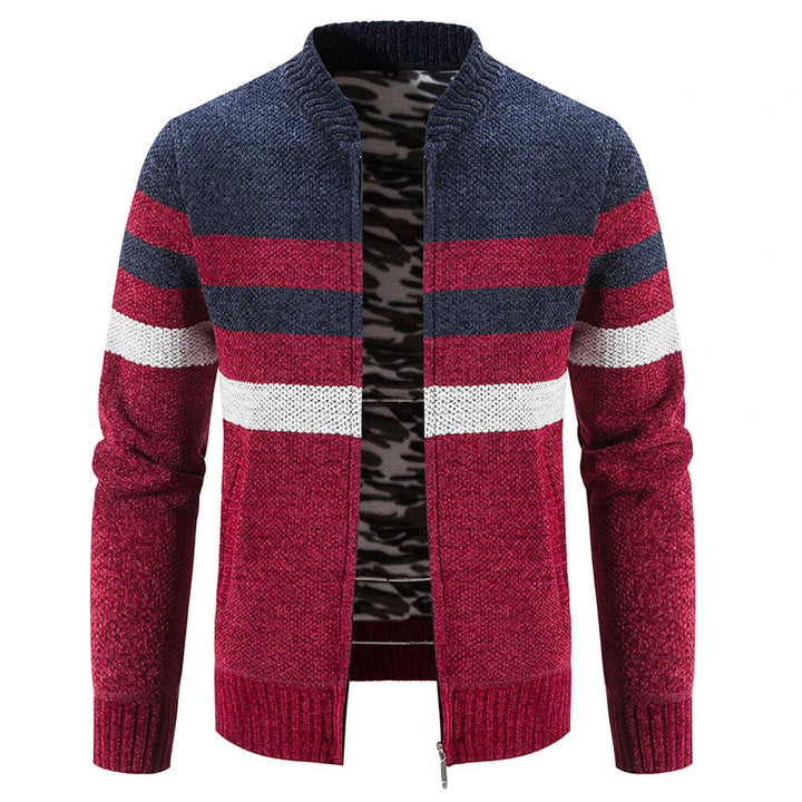 Męski Wzorzysty Sweter Jesienny – Tobias
