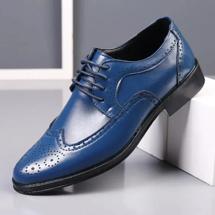 Męskie buty garniturowe ze skóry cielęcej – Lorenzo